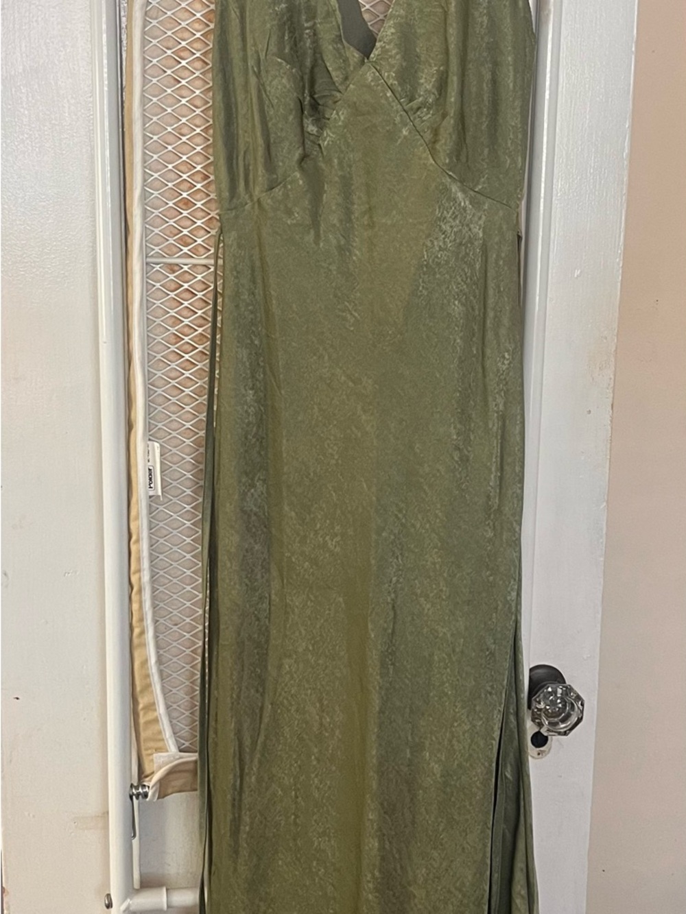 Peppermayo Olive Green Slip Dress